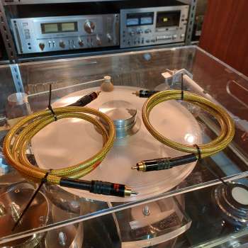 Preview: Oehlbach Cinch-Kabel  2 x 1 m Cinch Kabel  mit Gold Cinch